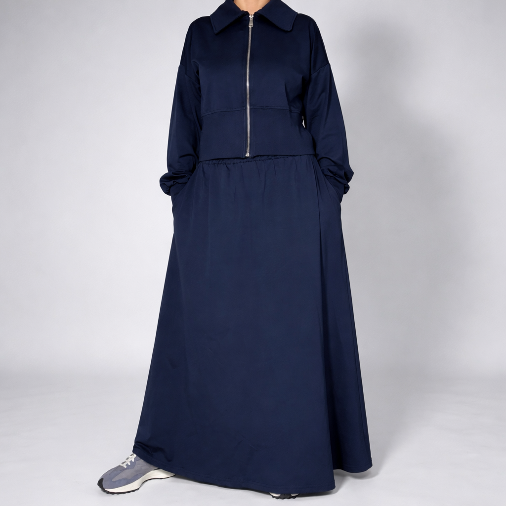 Ensemble Sport Chic Bleu Nuit – Elmastora