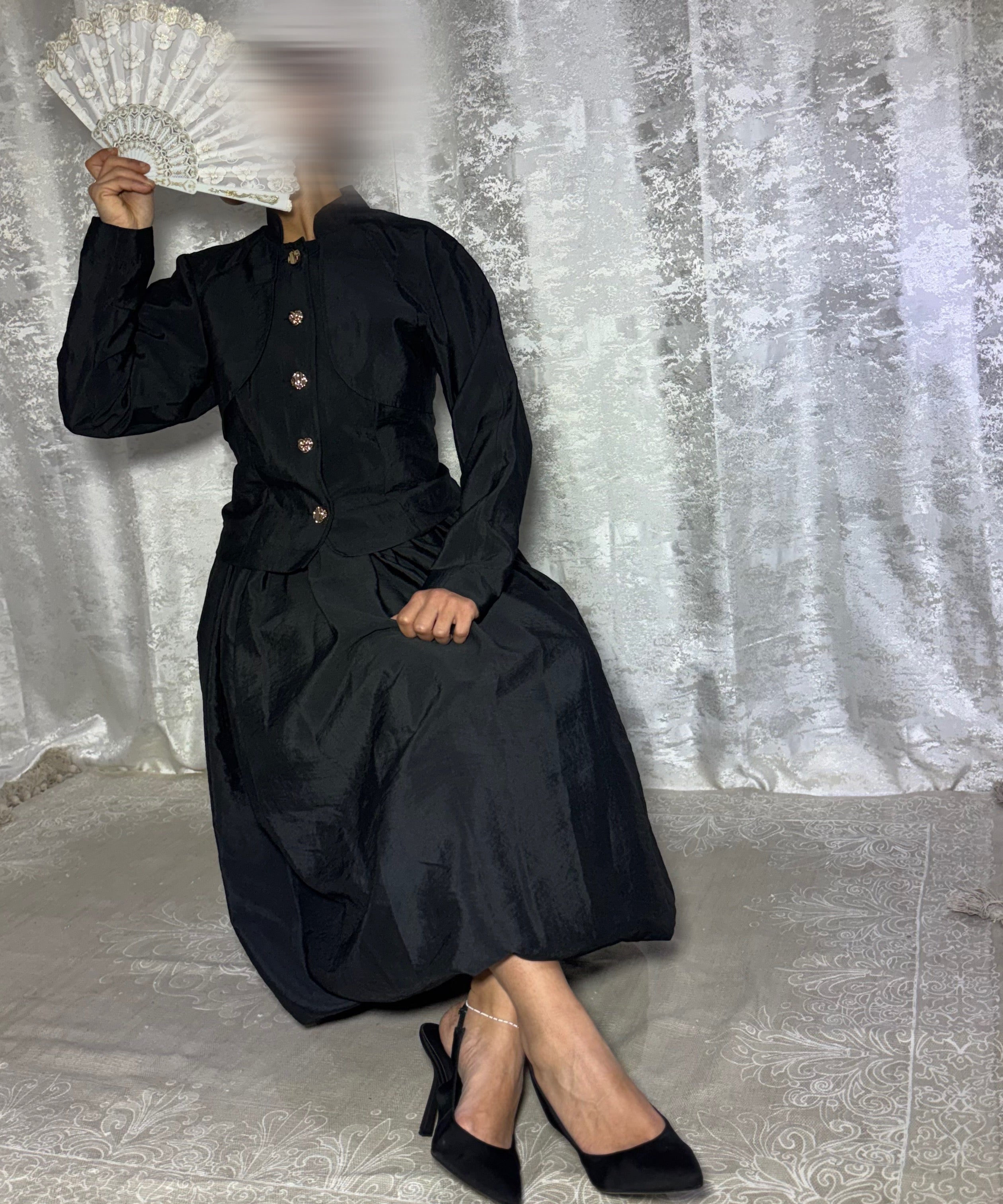 Ensemble Élégance Japonais Noir– Elmastora