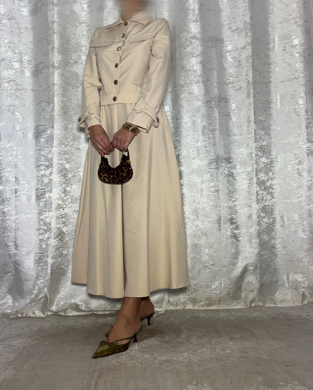 Ensemble Jupe & Haut Beige– Elmastora