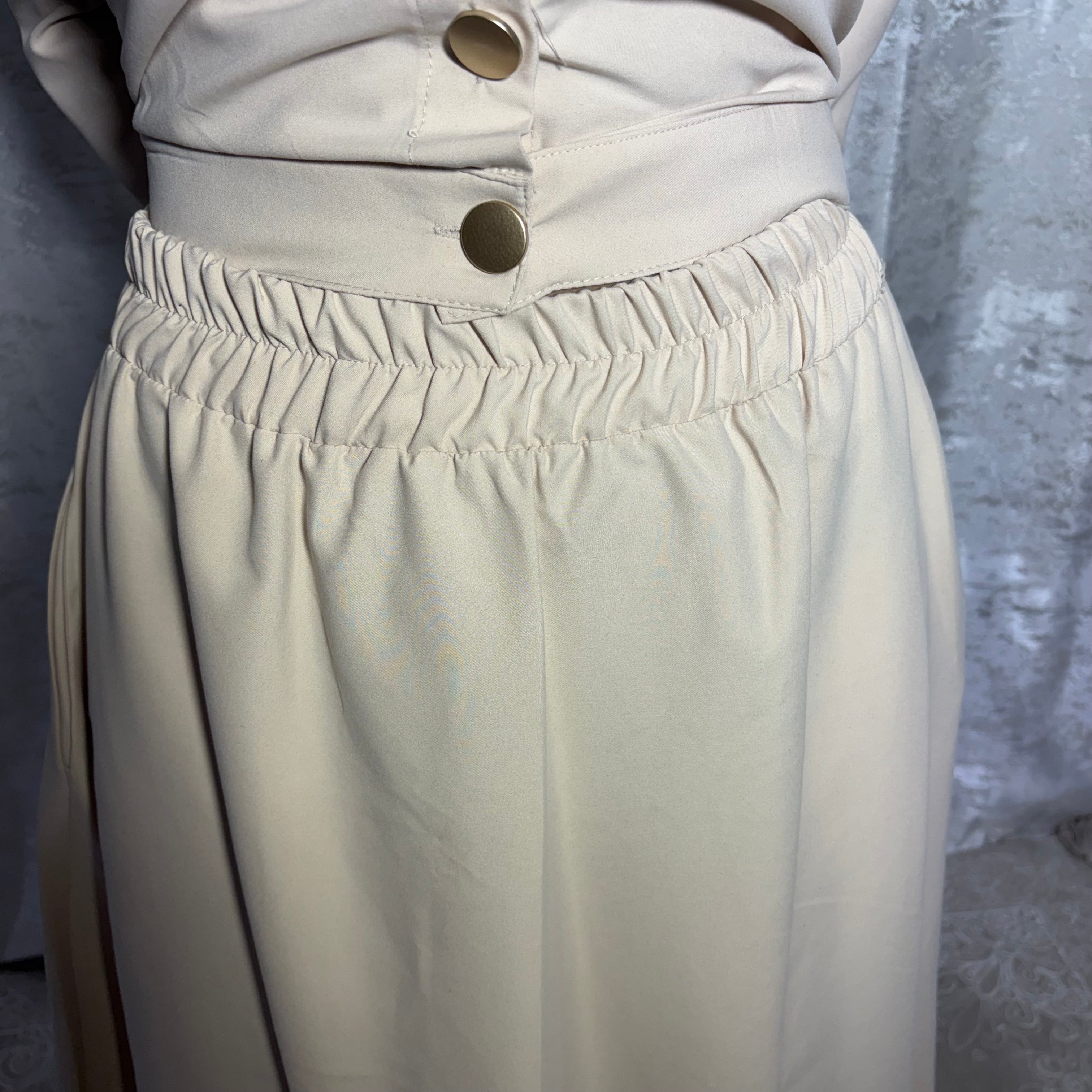 Ensemble Jupe & Haut Beige– Elmastora