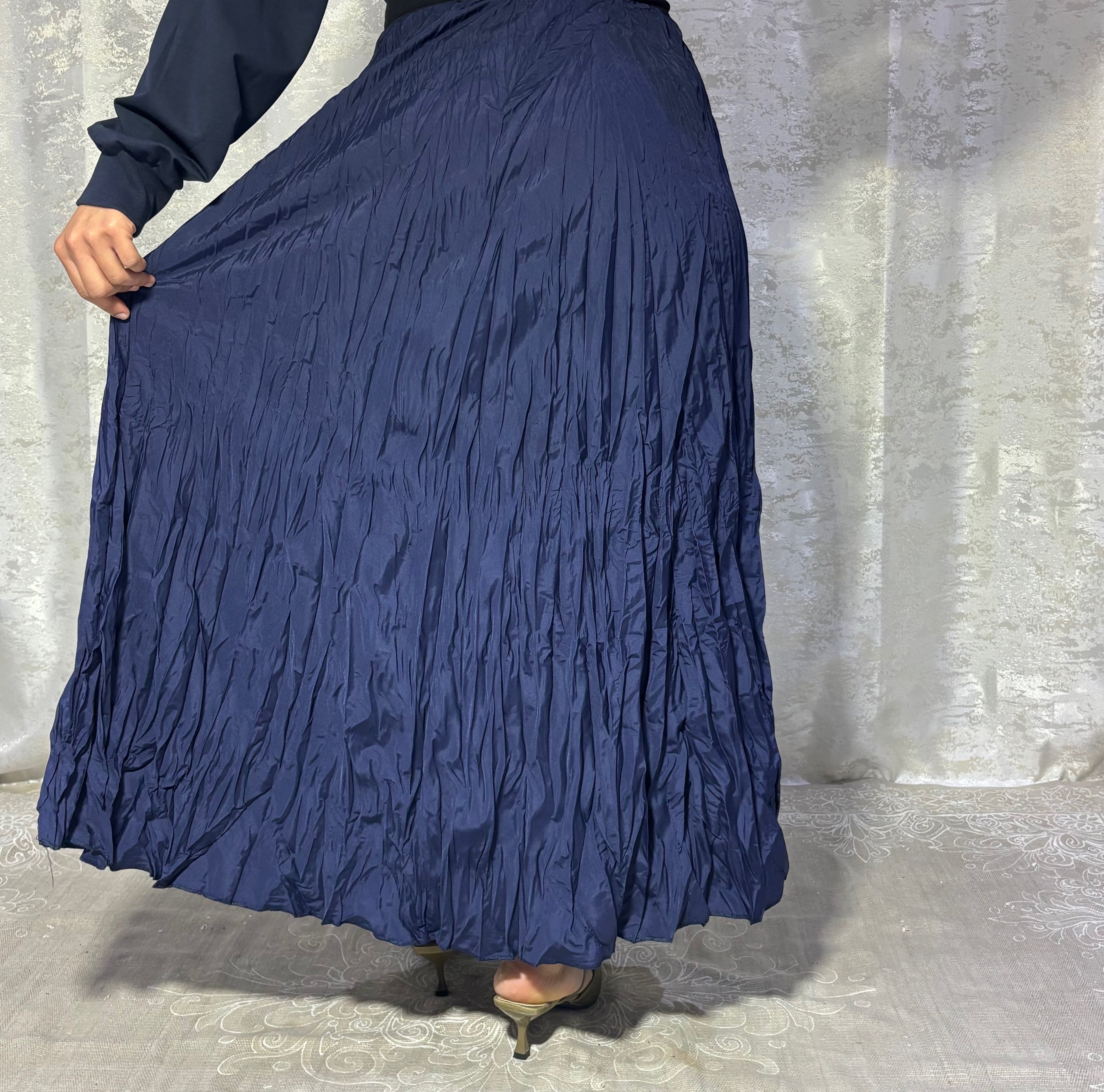 Jupe Longue Plissée – Elmastora