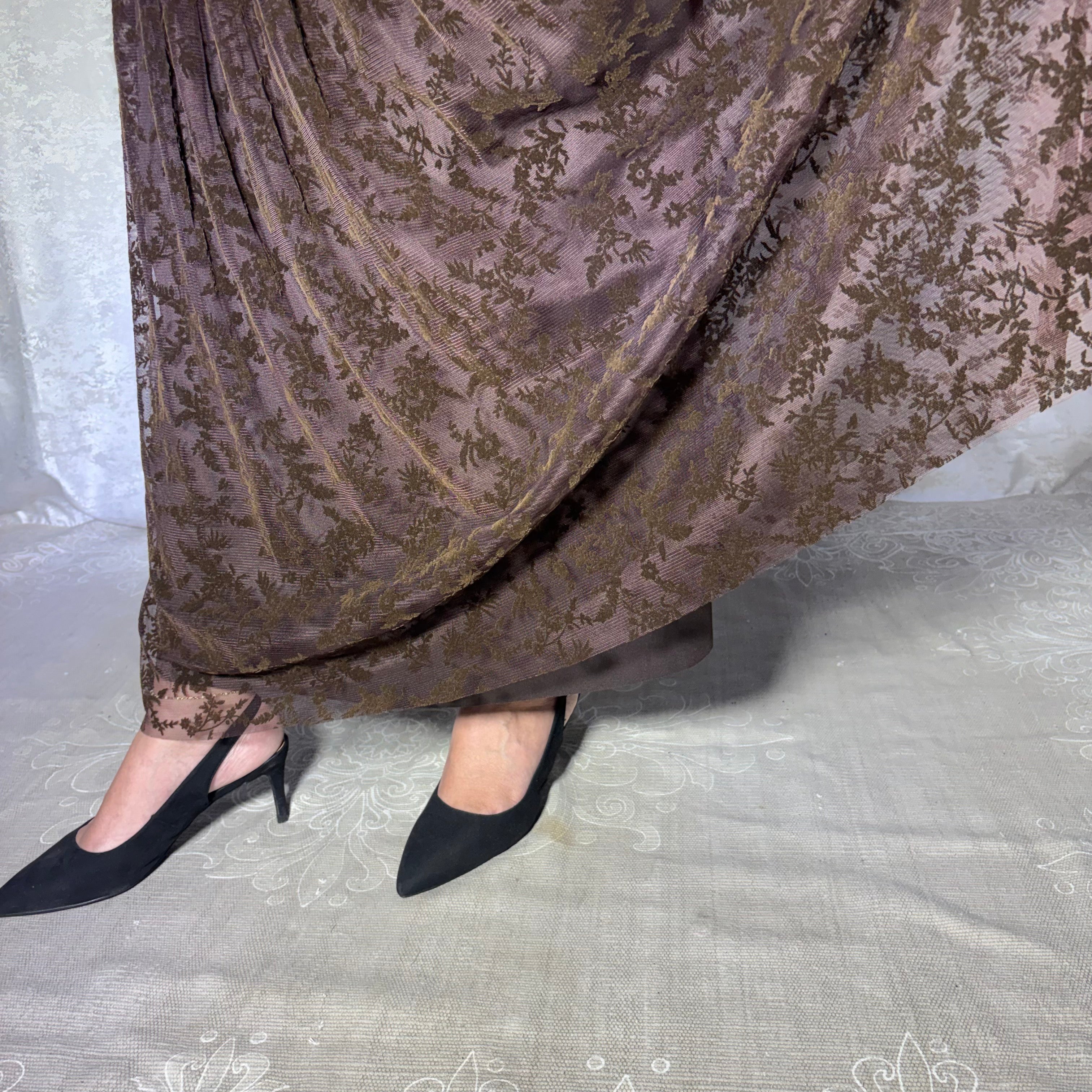 Jupe Fleur Marron ~Elmastora