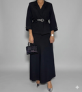 Ensemble Élégance Noir – Blazer & Jupe - Elmastora