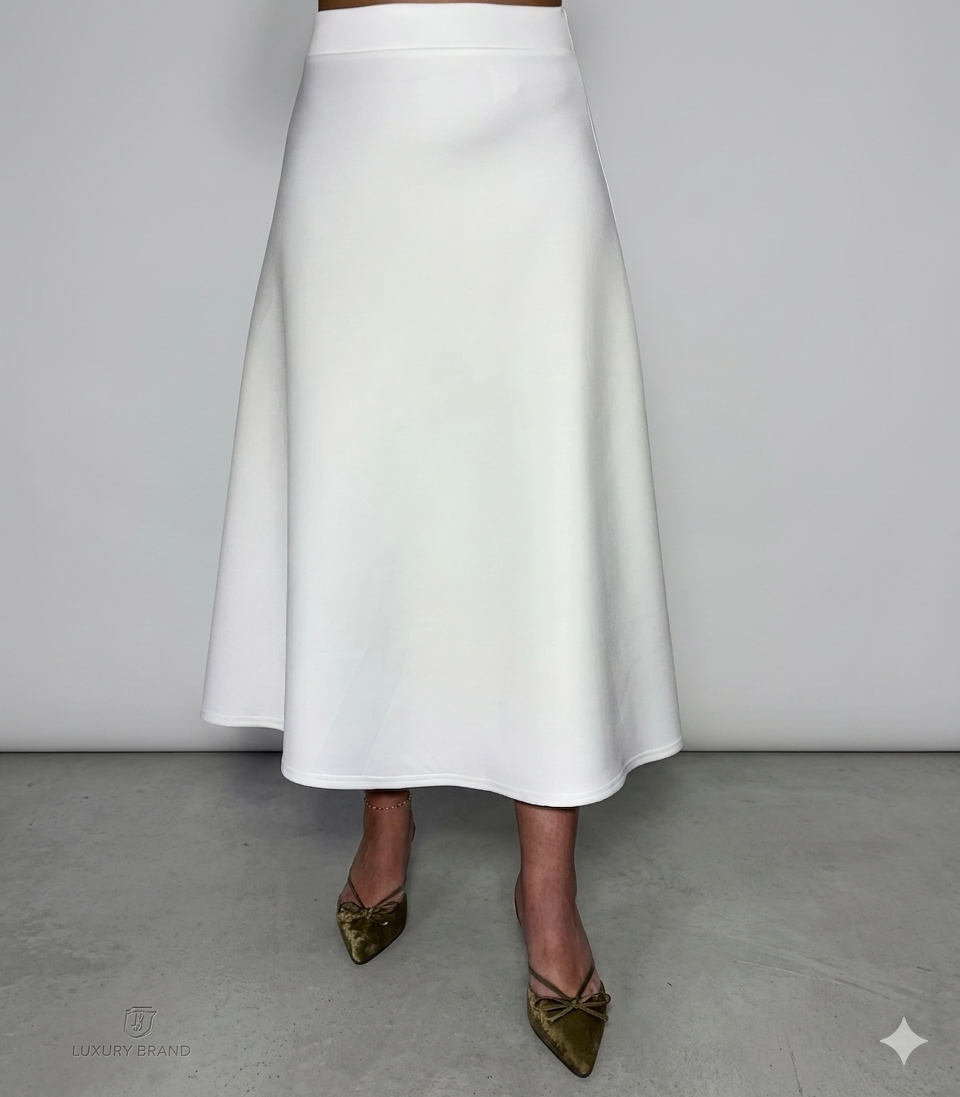 Jupe Longue Satinée – Elmastora
