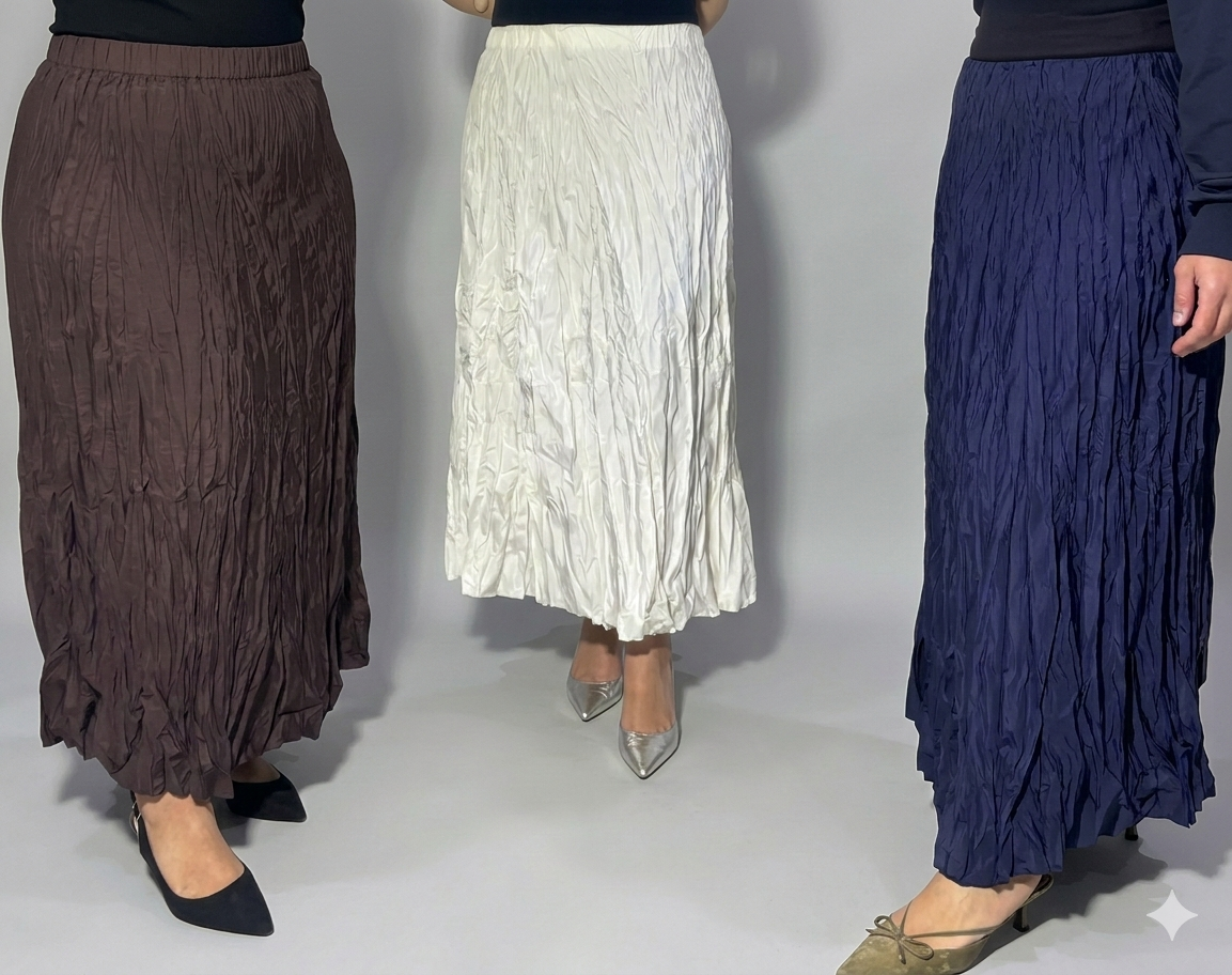 Jupe Longue Plissée – Elmastora