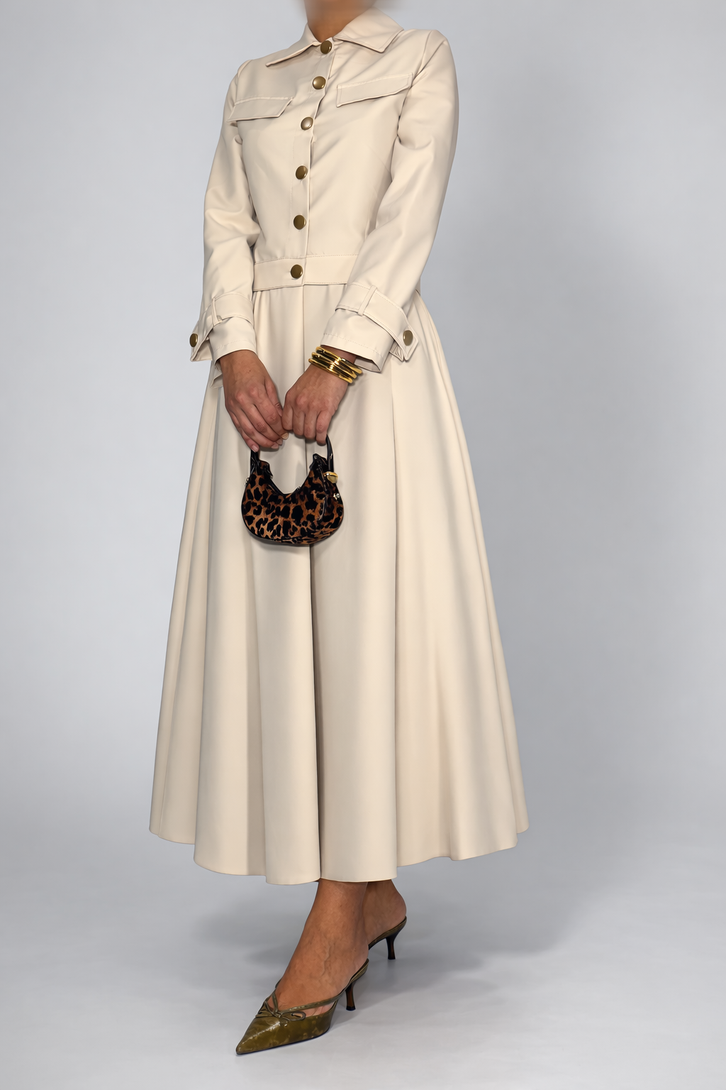 Ensemble Jupe & Haut Beige– Elmastora